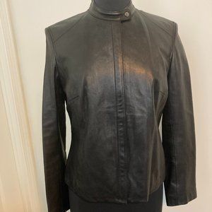 Ann Taylor Black Leather Jacket